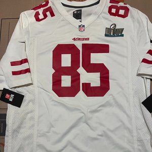 NFL San Francisco 49ers George Kittle Jersey Super Bowl LIV 54 Patch X-Large